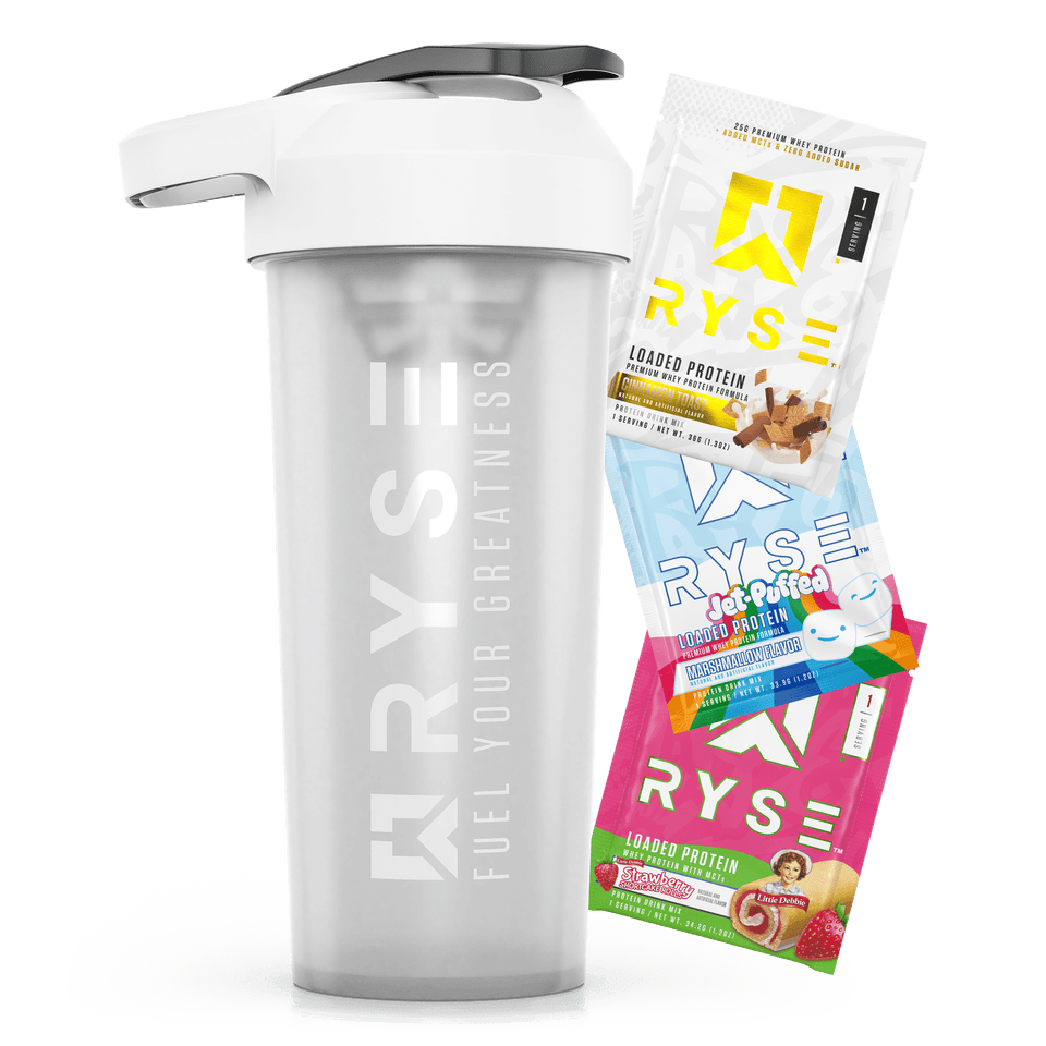 Loaded Protein Samples Variety Pack + Free SportShaker Q3